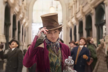 Timothee Chalamet in Wonka