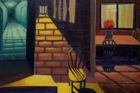 the art piece "Home Left Behind" by artist Silver Harvey.