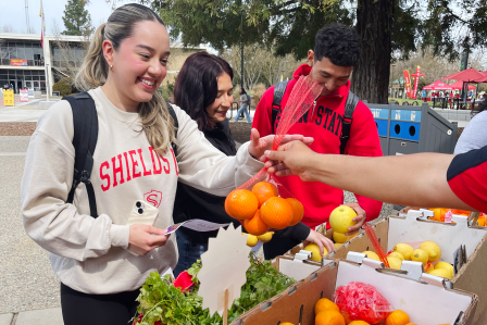 students at StanFresh Market