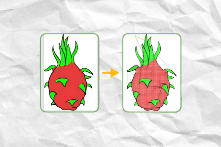 Creating an embroidery design with clip art