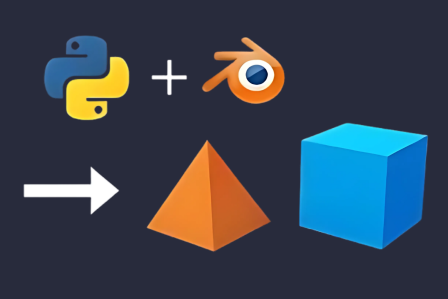Use Python and Blender to create 3D models