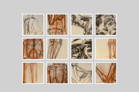 Cesar Flores' art sketches from his "Drawings & Dreams" exhibition.