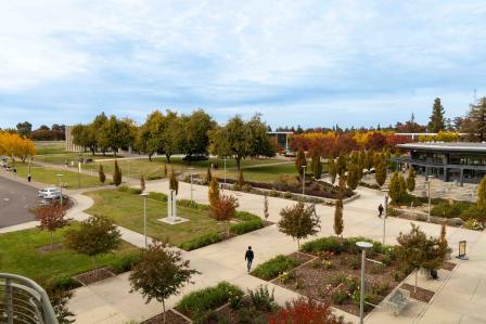 Outdoor view of the Quad in fall