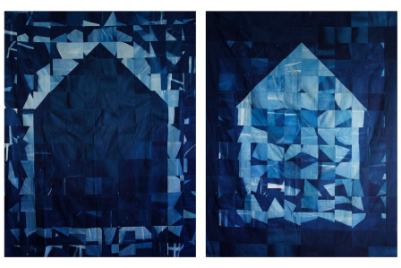 Brittney Denham Artwork depicting houses
