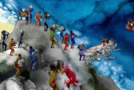 "Fables of Fire and Water" by Shiva Ahmadi