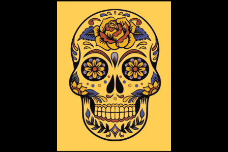 Dia de Muertos Sugar Skull