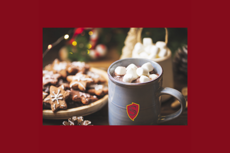 Cup of hot cocoa with marshmallows