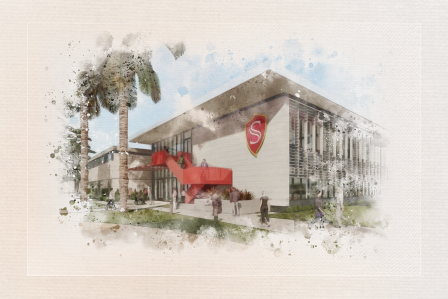 Rendering of Willow Hall