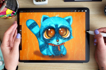 Illustration using technology