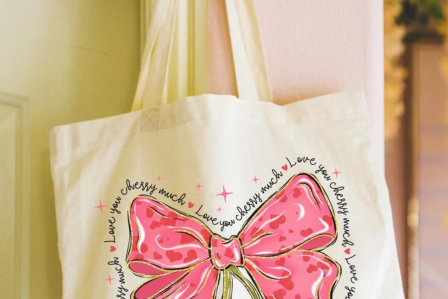 Sublimation on a tote bag