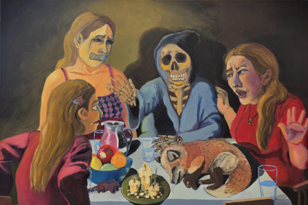 The Last Dinner, Oil on canvas, 2026