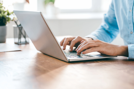 Person on laptop