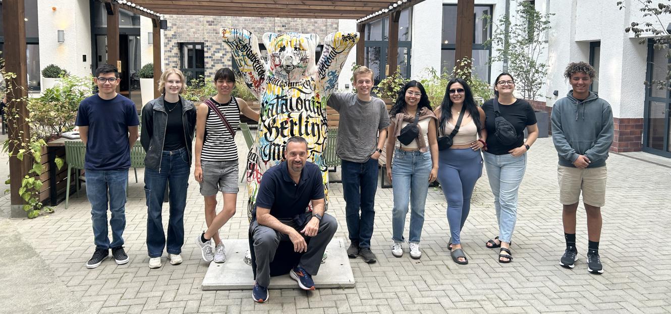 Stan State faculty and students in Berlin