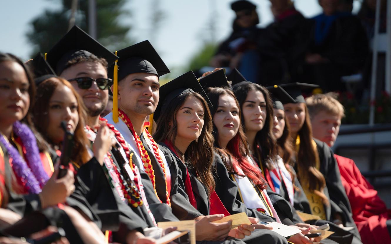 Stan State grads at commencement ceremony