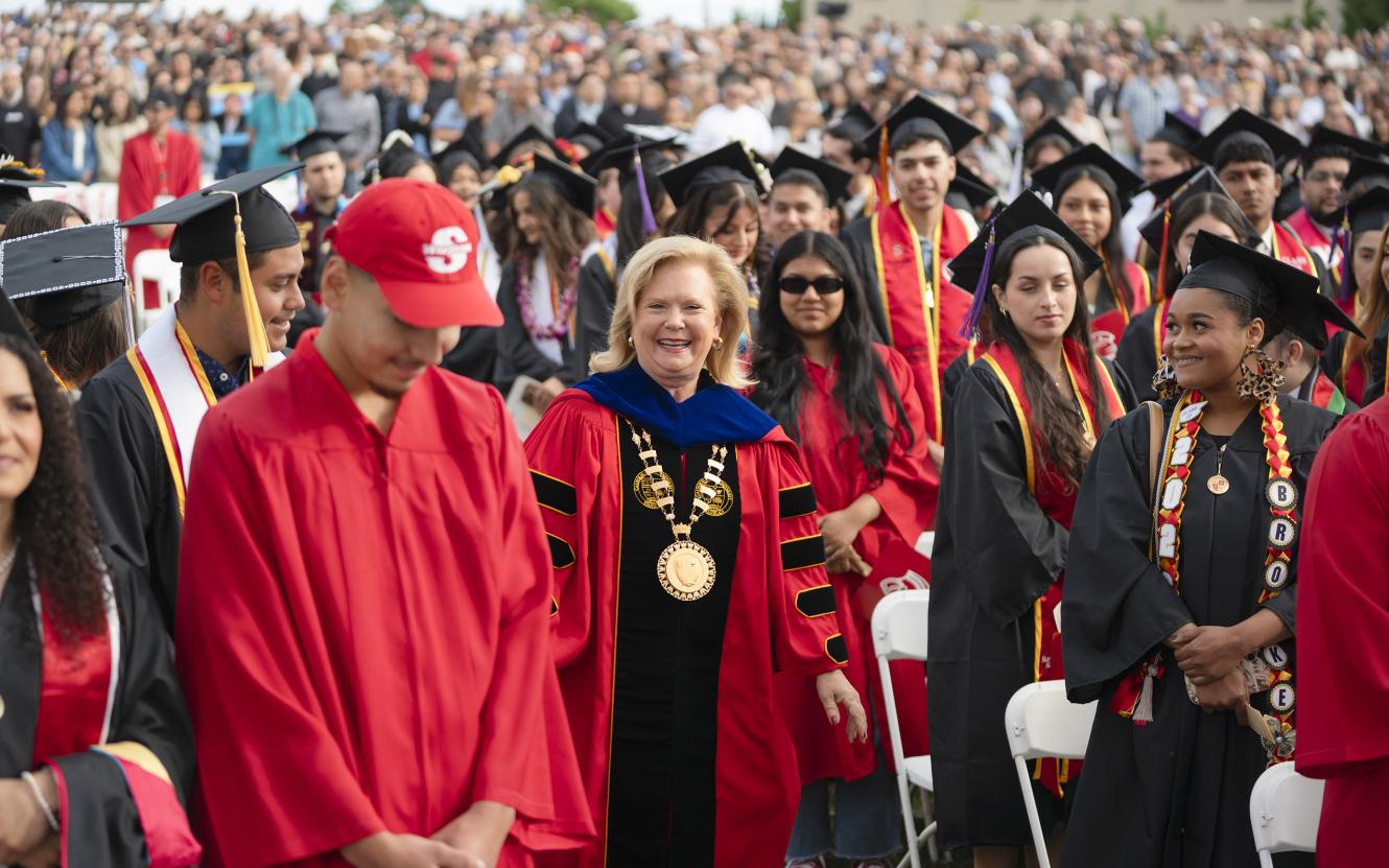 Britt Rios-Ellis at 2026 Commencement