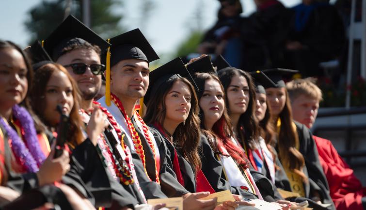 Stan State grads at commencement ceremony