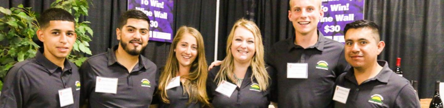 students at tastes of valley event
