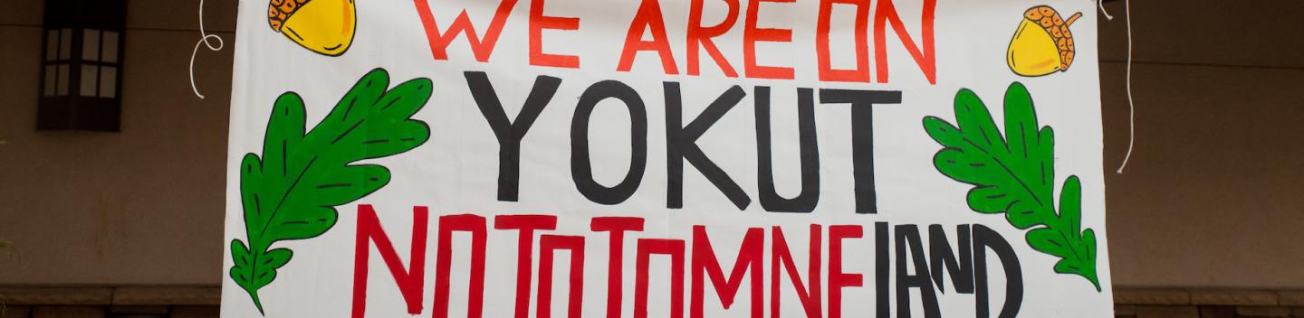 Land acknowledgment poster