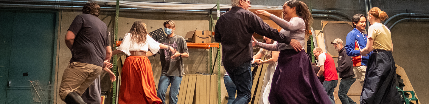 Cast rehearsing for return of Theatre Under the Stars