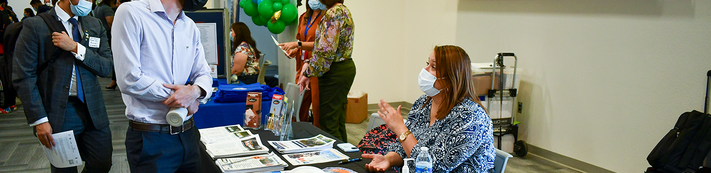 students at Career Fair