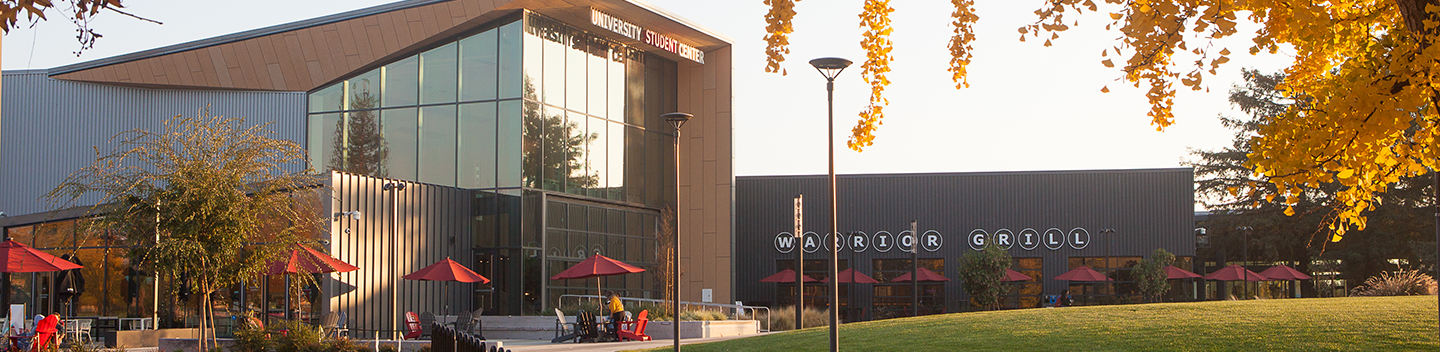 Exterior image of the University Student Center
