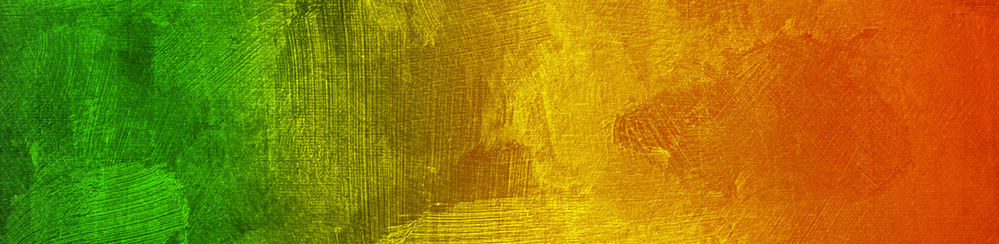 Graphic displaying the colors green, gold and red