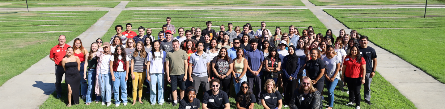 A group photo of the Learning Commons staff and student employees.