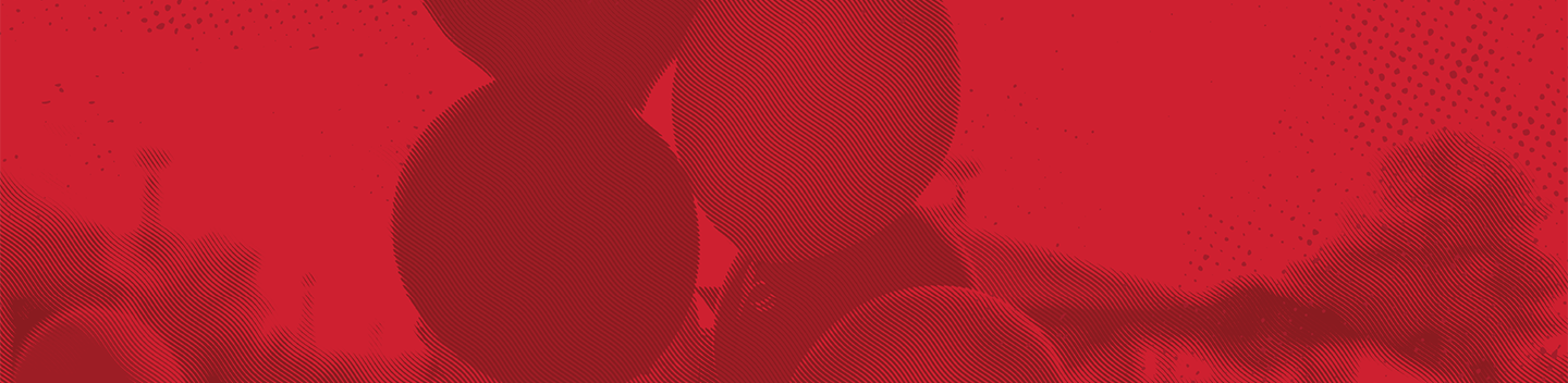 ballon image with red overlay