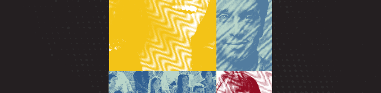 branded images of students
