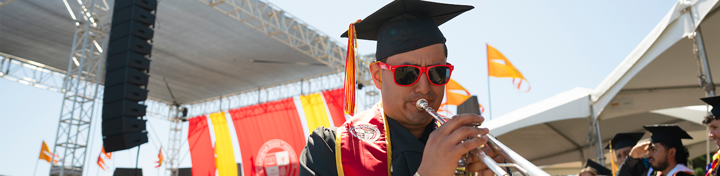 music grad at Commencement 2025