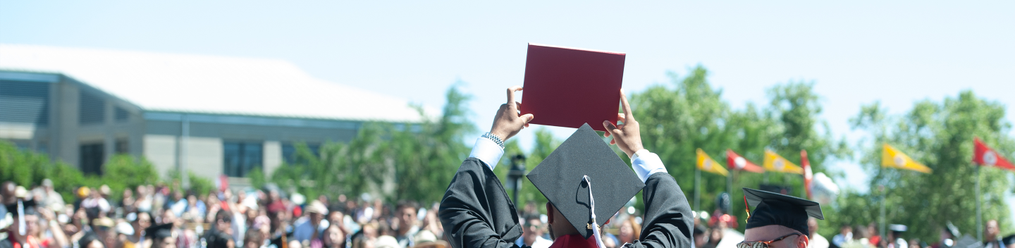 Graduates at Commencement