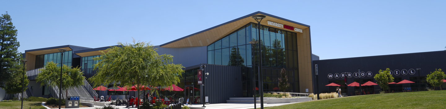 exterior of the University Student Center