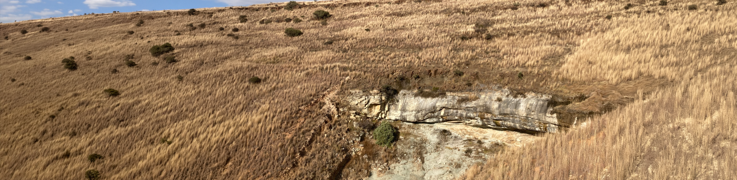 Likonong Rock Shelter in the mountains of Lesotho