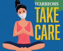 Warriors take care self care graphic