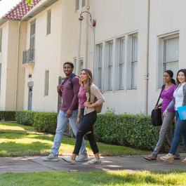 students at Stockton Campus