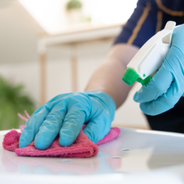 cleaning counterop