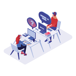 2 help desk isometric