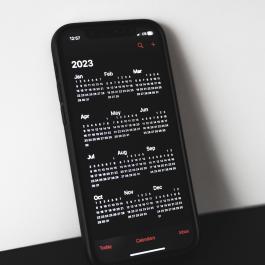 2023 iPhone calendar