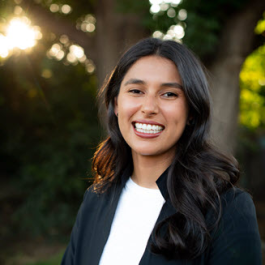 Sophia Garcia smiling