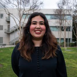 Student smiling