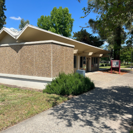 An exterior view of the Innovative Center 