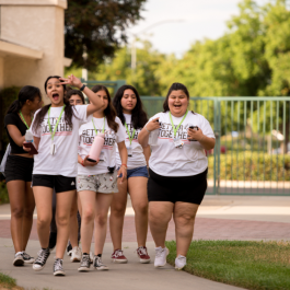 Students participating in the Summer Bridge program