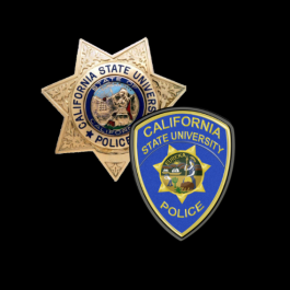 California State University Police bage.