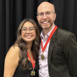 Two MSW graduates.
