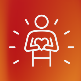 Graphic of a wellbeing progress icon.