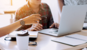 students at computer