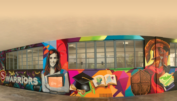 Stockton Campus mural