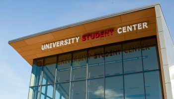 University Student Center Building Facade