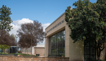 An exterior view of the Snider Recital Hall