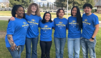 6 members of the Well-being ambassador program in a group photo.